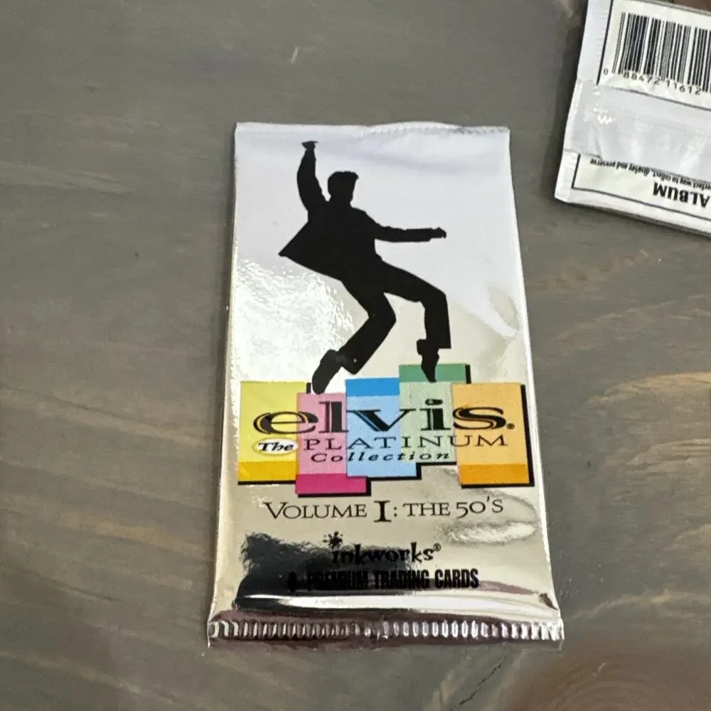 VINTAGE 2- PACKS NEW “ELVIS” PLATINUM COLLECTION VOL. I TRADING CARDS